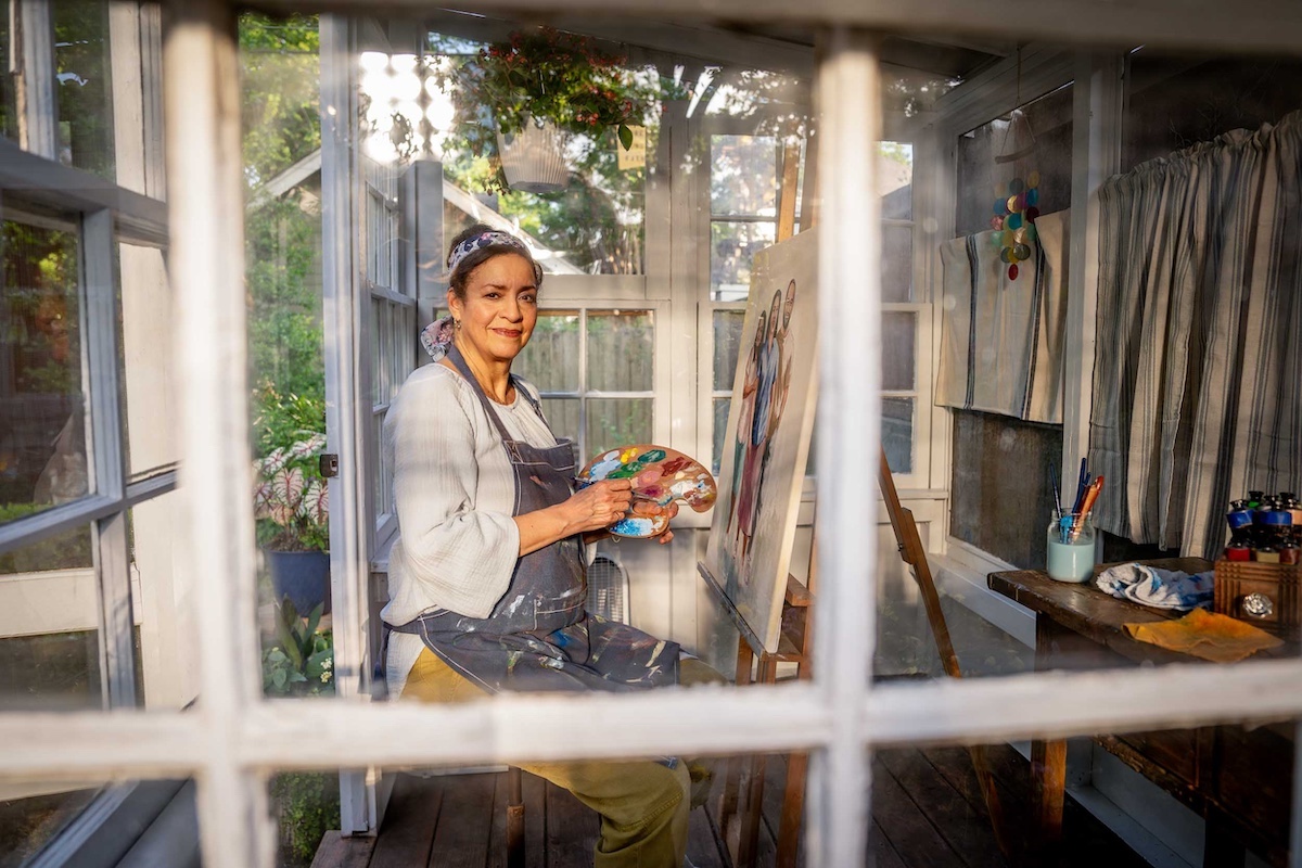 Female-Artist-in-Painting-Studio